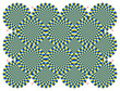 Optical illusion Spin Cycle with snakelike (EPS)