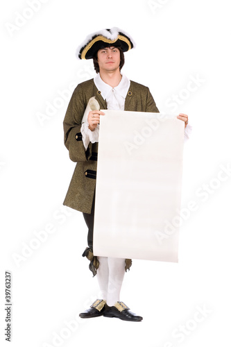 Photo: Man in a historical costume Man in a historical costume