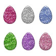 Glitter Easter Eggs