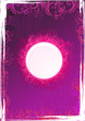 Vector floral pink frame