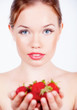 Foto: Girl with strawberry Girl with strawberry