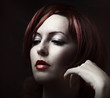 Beauty female face. Beauty female face.