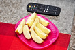Beim Fernsehen etwas gesundes Essen