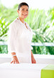Woman at a spa