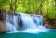 Deep forest Waterfall, Kanchanaburi, Thailand