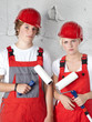 Annoyed young couple care about maintenance work