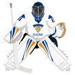 Team Finland hockey goalie