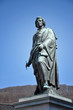 The statue of Wolfgang Amadeus Mozart in Salzburg, Austria