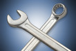 Foto: wrench cross wrench cross