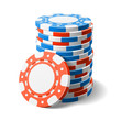Vector: Casino chips Casino chips