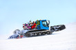 Photo: Ratrack taking skiers to top of mountain Ratrack taking skiers to top of mountain
