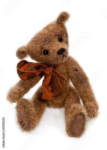 Photo: Teddy Bear Over White Teddy Bear Over White
