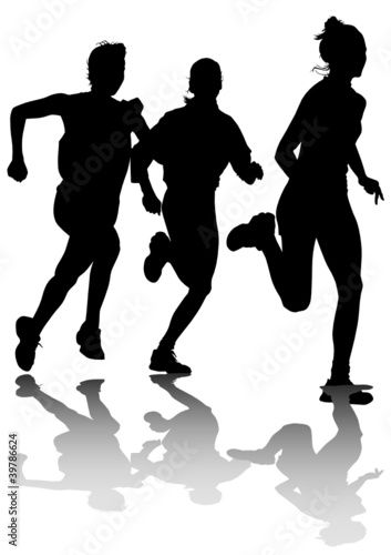 Vector: Womens sport Womens sport