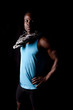 serious runner on black serious runner on black