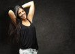 young woman posing young woman posing