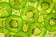 Fresh Kiwi pattern / background / back lit