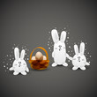 Vektor: Easter rabbit Easter rabbit
