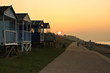 Sunset and Beach Huts