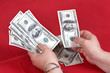 Dollars and hands