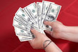 Dollars and hands