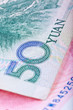 Cropped close-up of Chinese RMB banknotes with limited DOF Cropped close-up of Chinese RMB banknotes with limited DOF