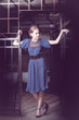 Foto: Fashion portrait of beautiful elegant woman Fashion portrait of beautiful elegant woman