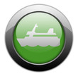 Green Metallic Orb Button "Cruise Liner"