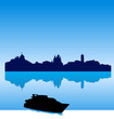Detailed vector Nice silhouette skyline Detailed vector Nice silhouette skyline
