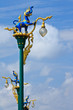 Native Thai style street lamp pillar Native Thai style street lamp pillar
