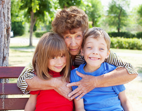 Photo: Grandmother with grandchild Grandmother with grandchild