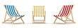 3 deck chair