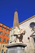 Roma, elefantino del Bernini e piazza della Minerva Roma, elefantino del Bernini e piazza della Minerva