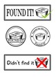four stamps with geocaching theme