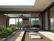 Illustration: Villa mit Innenhof Villa mit Innenhof