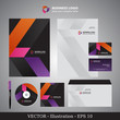 Corporate Identity. Template for Business artworks. Vector