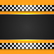 Taxi cab blank template