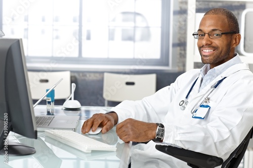 Photo: Cheerful general practitioner Cheerful general practitioner