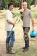 Men fishing