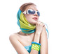 beautiful woman in sunglasses