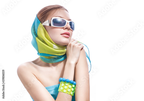 Photo: beautiful woman in sunglasses beautiful woman in sunglasses