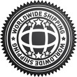 Worldwide shipping label