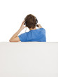 Man with a remote control