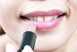 Photo: Asian woman make up with lip. Asian woman make up with lip.