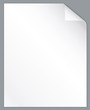 Blank sheet of paper. Blank sheet of paper.