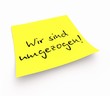 Notizzettel - Wir sind umgezogen!