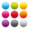 Promotional stickers. Colorful collection.