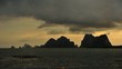 Sunset over the sea. Timelapse. Phang Nga, Thailand Sunset over the sea. Timelapse. Phang Nga, Thailand
