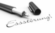 Illustration: Essstörung! - Stift Konzept Essstörung! - Stift Konzept