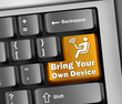 Keyboard Illustration "BYOD - Bring Your Own Device"