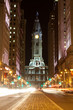 Philadelphia streets  by night